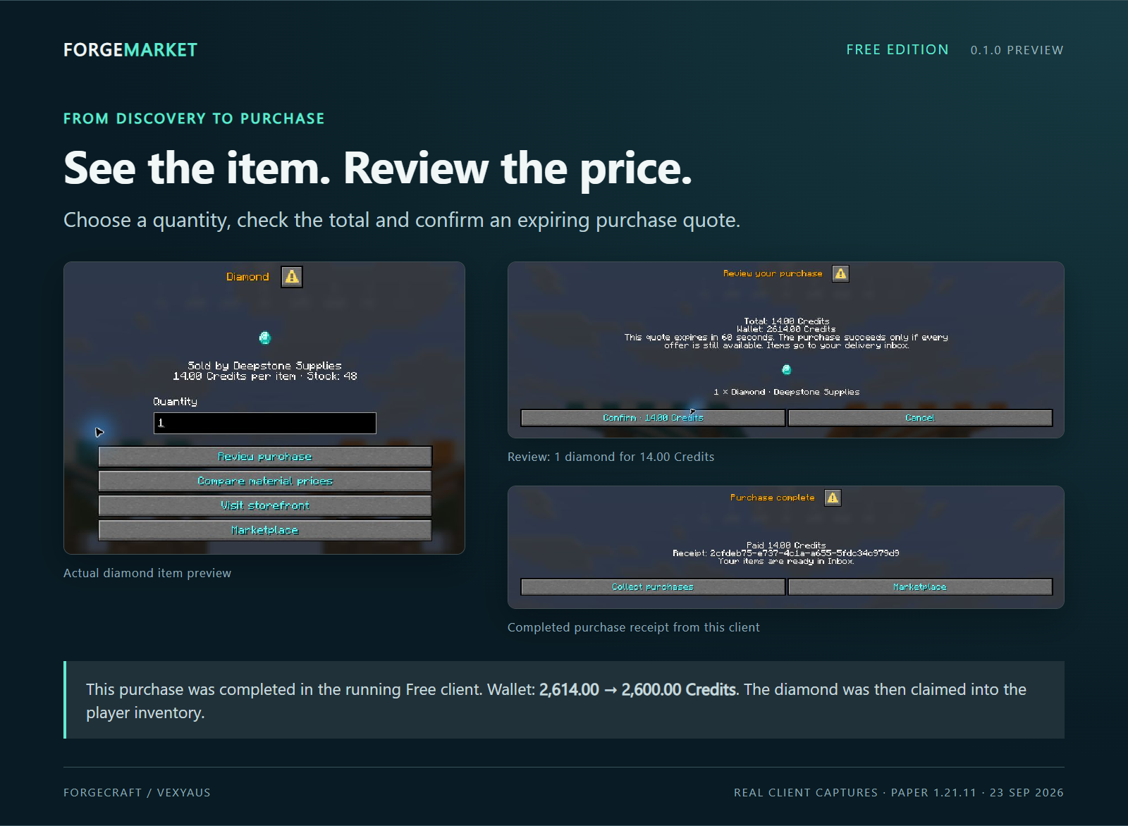 free edition: reviewed purchase
