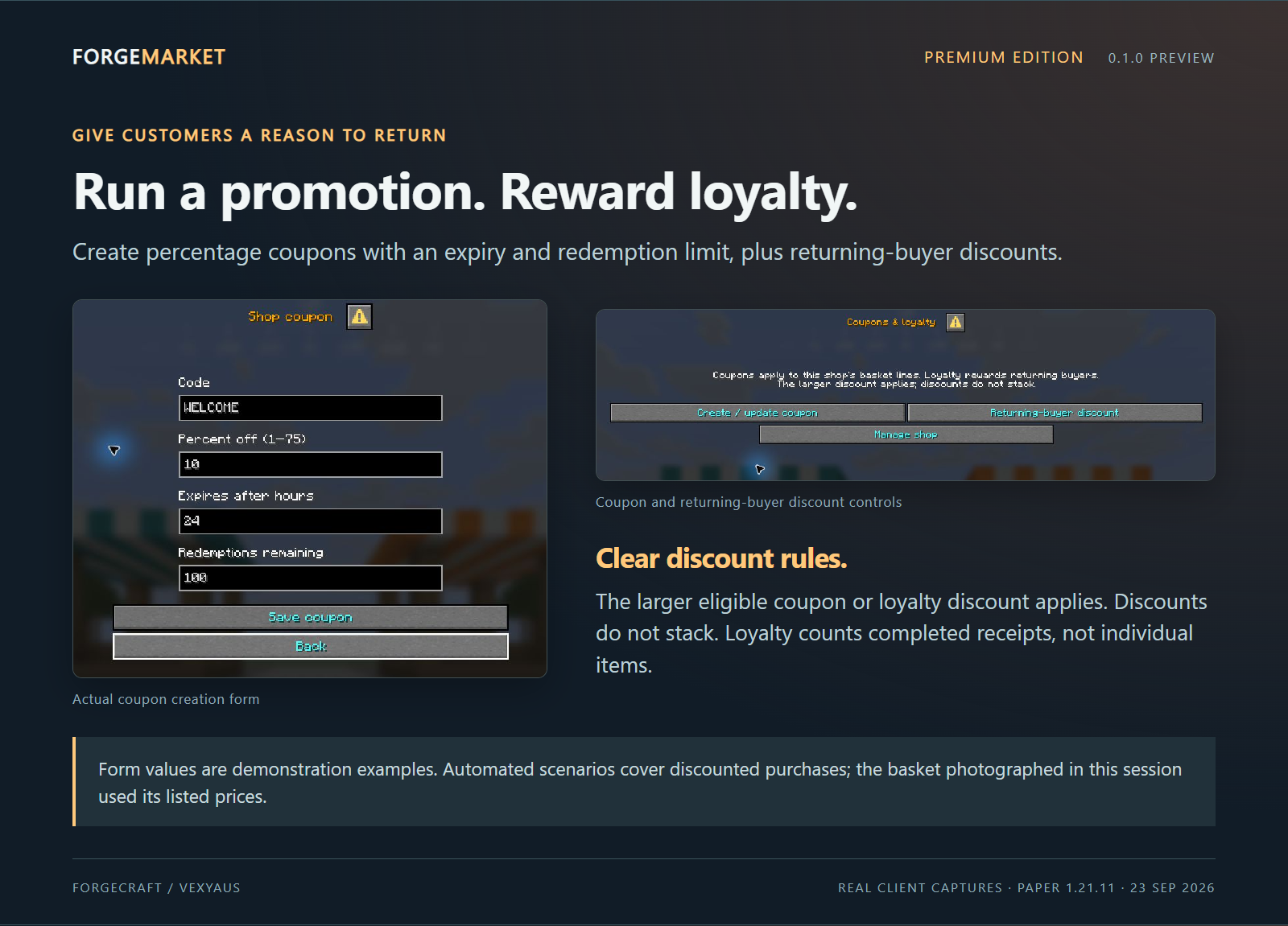 premium edition: promotions